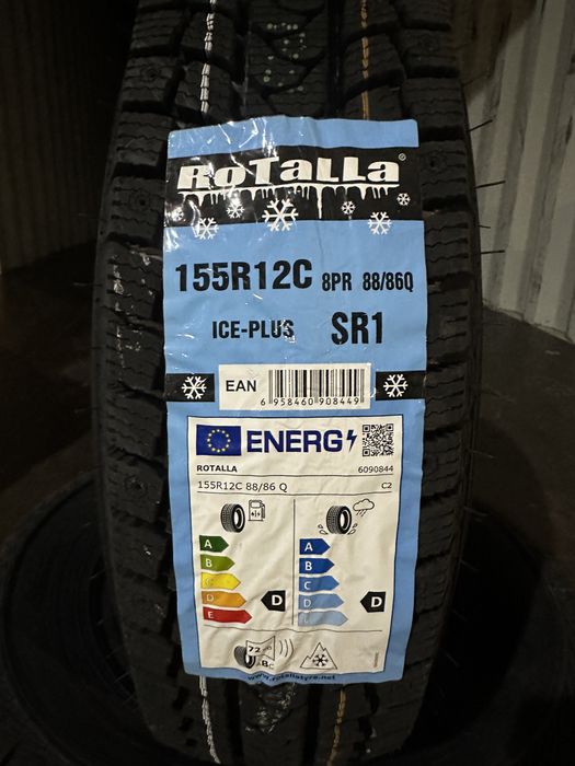 Нови Зимни Бусови Гуми Rotalla Ice-Plus Sr1 155R12C 88/86Q НОВ DOT