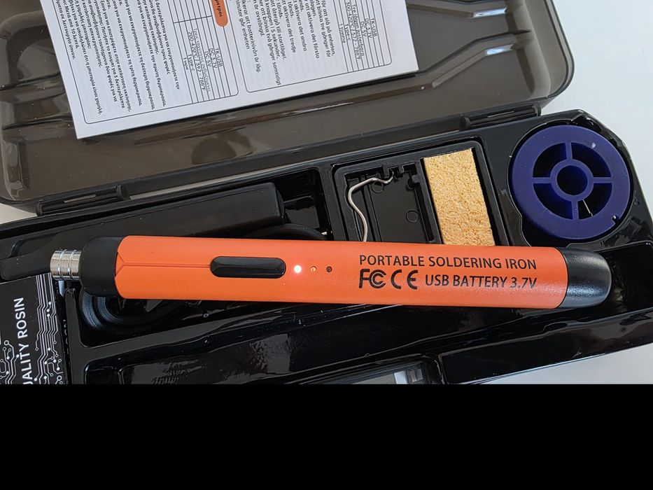 Pistol portabil USB pentru lipit – kit complet cu accesorii