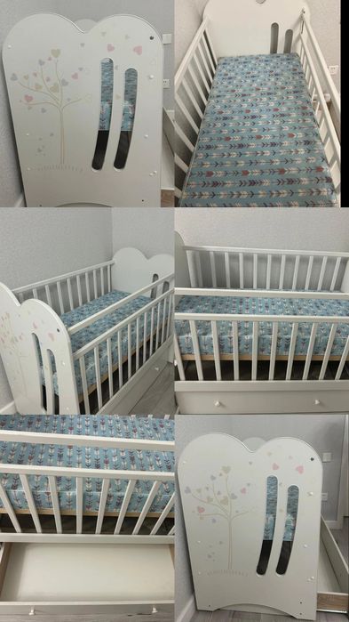 Детский манеж с нижней полкой