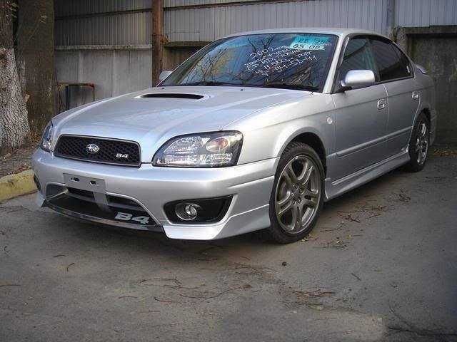 Губа RSK на передний бампер Subaru Legacy BE/BH Рестайлинг