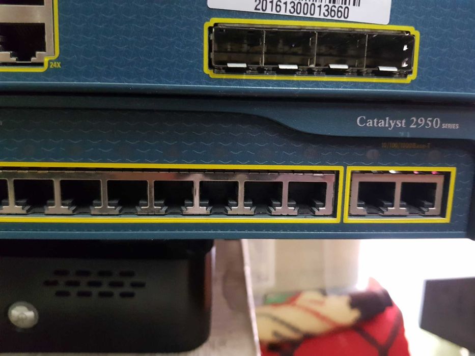 Switch Cisco Catalyst 2950 WS-C2960-48TC-L Fortinet FG-60C Hp Procurve 2510-48 J9020A OfficeConnect 1810-48g Switch j9660A 2510G-48