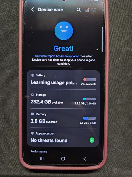 Vand telefon SAMSUNG Galaxy S23 256GB in stare foarte bună