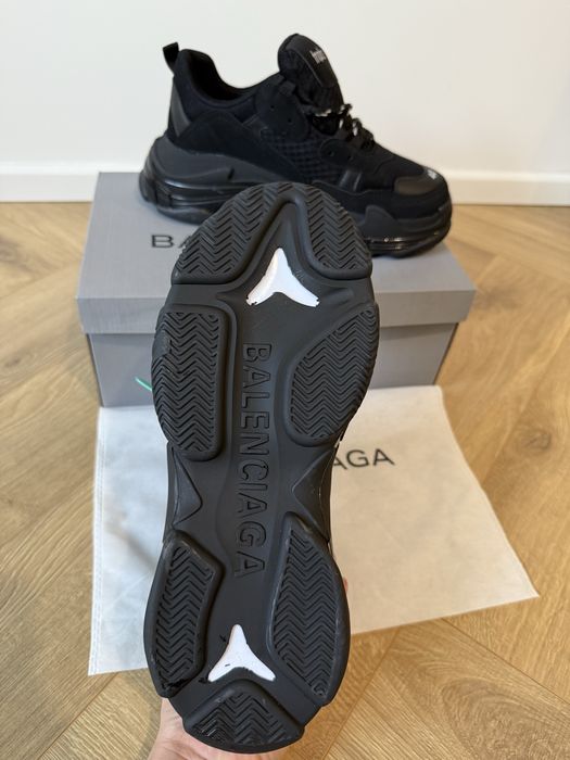 Adidasi Tripe S full black balenciaga