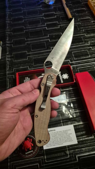 Spyderco military 2 Cru-wear нож
