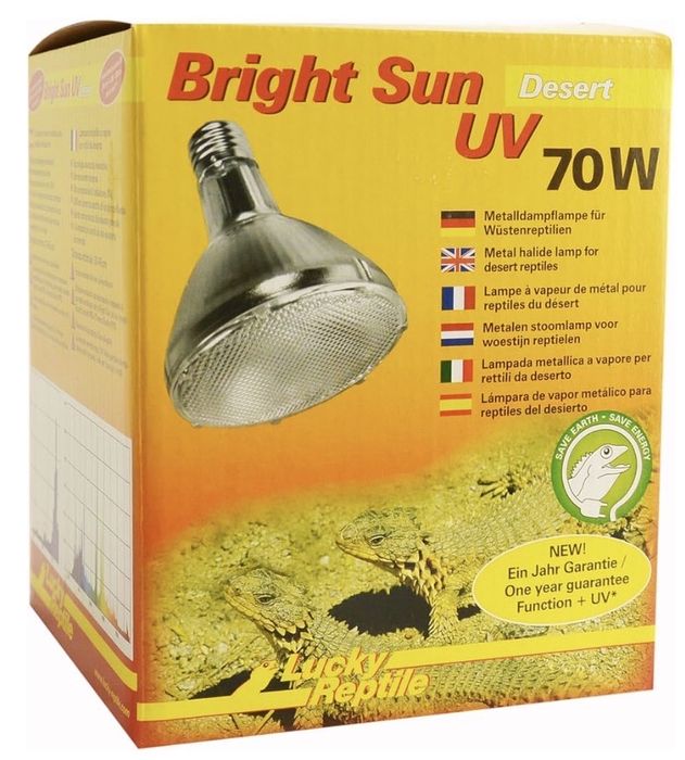 Lampă cu halogenuri metalice Lucky Reptile BSD-70 Bright Sun