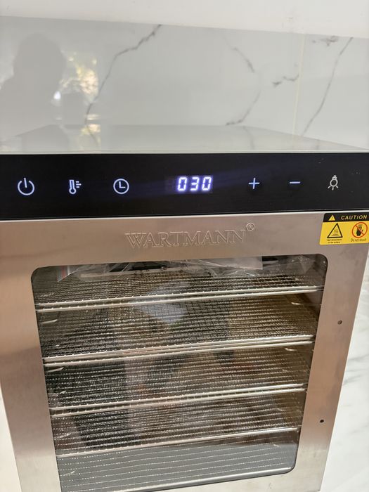 Deshidrator profesional alimente Wartmann Inox (6/10 tavi) - COMPLET NOU