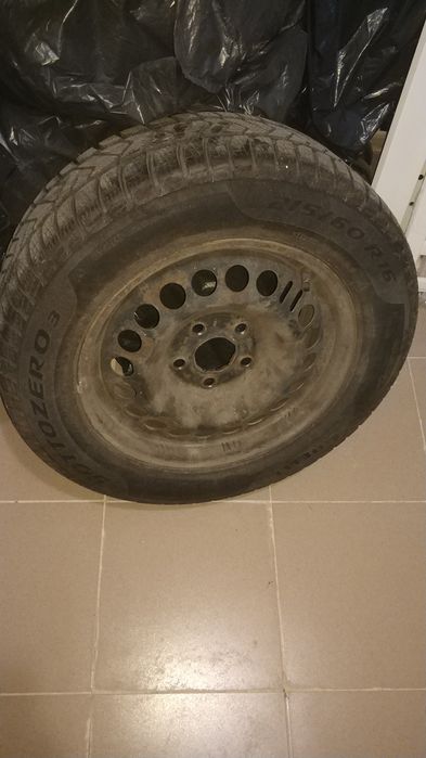 4 бр. зимни гуми Pirelli Sottozero + джанти 215/60 16 за Инсигния