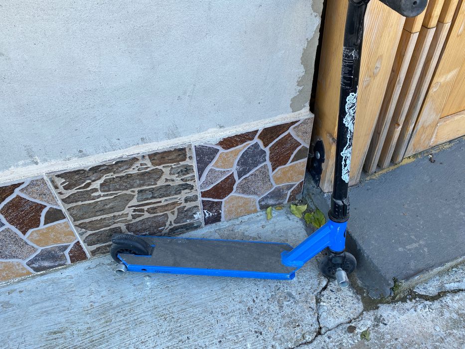 Trotineta, scaun copil