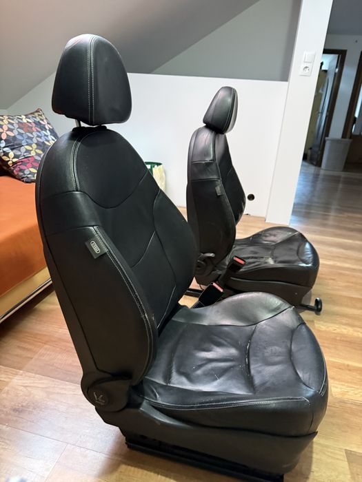 Scaune față Mini Cooper S R53 Full Leather (piele integrală) – versiunea scumpă