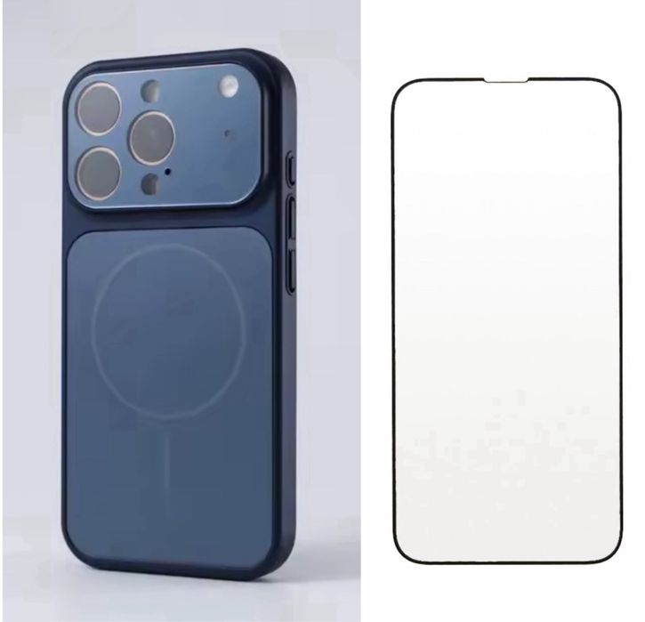 Husa MagsLens si Folie Sticla Clara - Iphone 16/16 PRO/16 PRO MAX