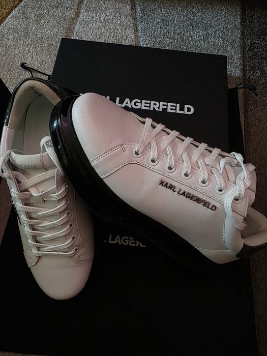Кожени обувки Karl Lagerfeld