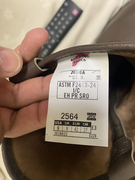 Кожаные сапоги Red Wings 42 размер