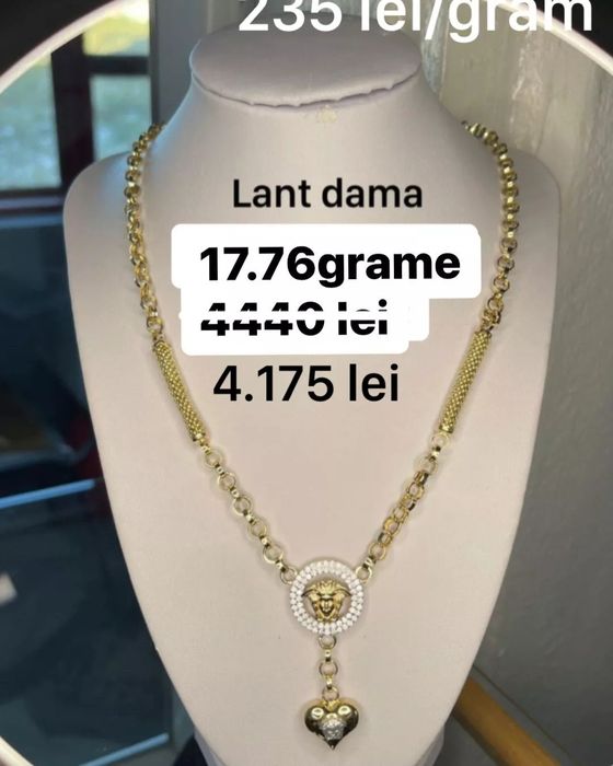 Lant NOU  14ka stantat 585 cu CERTIFICAT DE GARANTIE