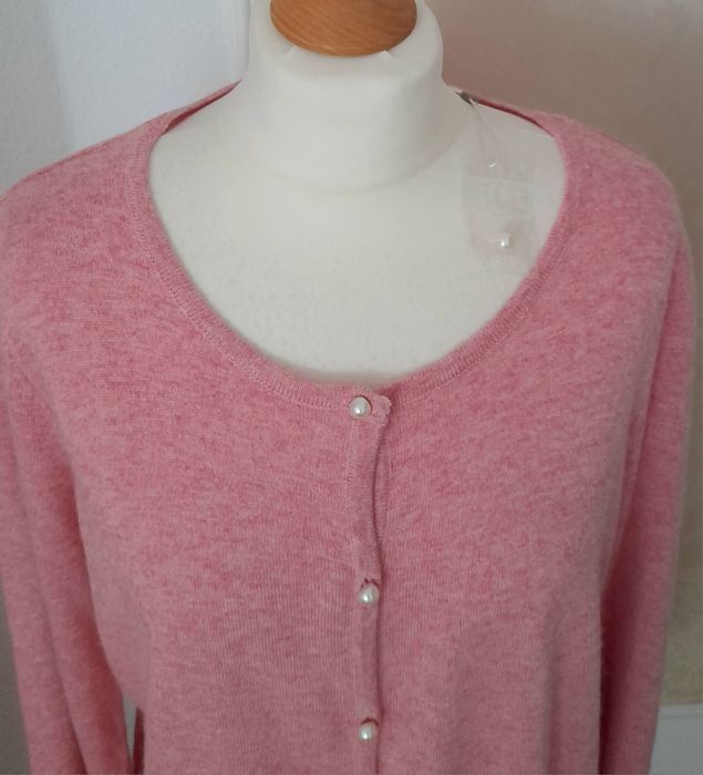 Cardigan lana, angora nou