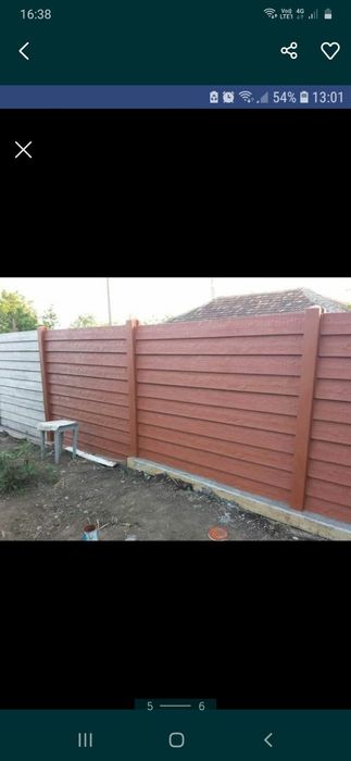 Gard din beton armat