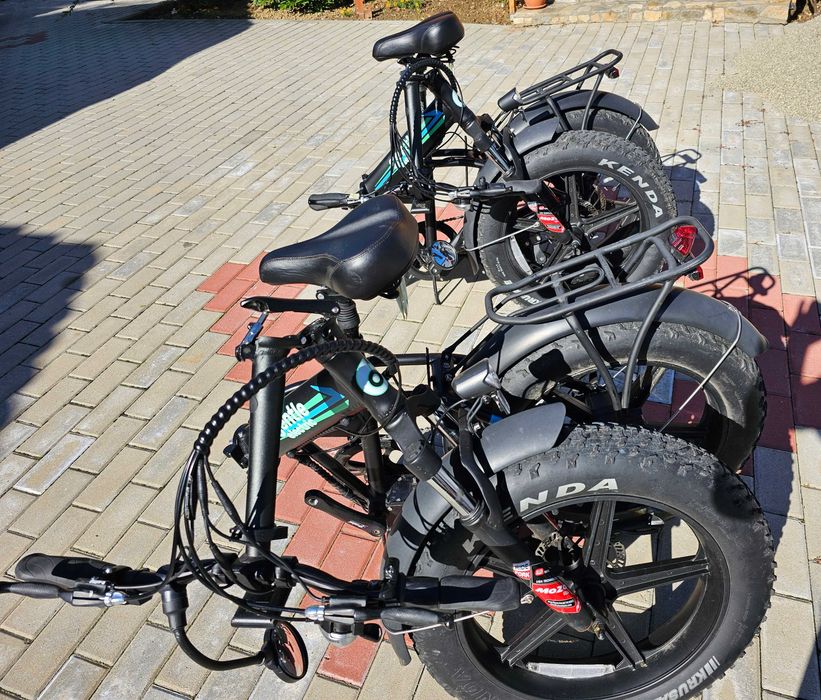 2 piese Bicicletă electrică FATBIKE pliabilă second-hand