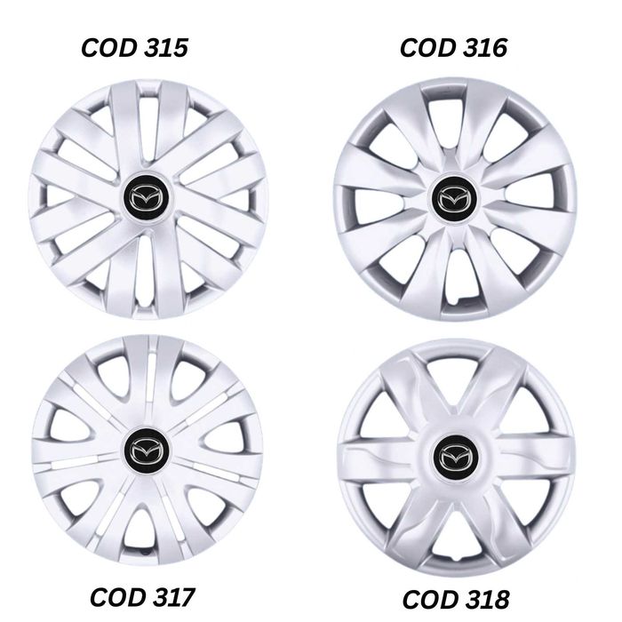 Capace roti R15 Mazda diverse modele, pentru jante de tabla