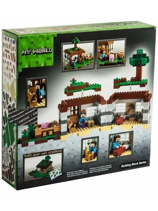 Конструктор лего майнкрафт