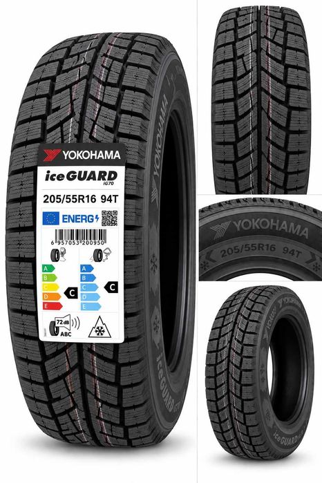 205/55 R16 91 Q без шипов Зимние шины Yokohama Ice guard IG70