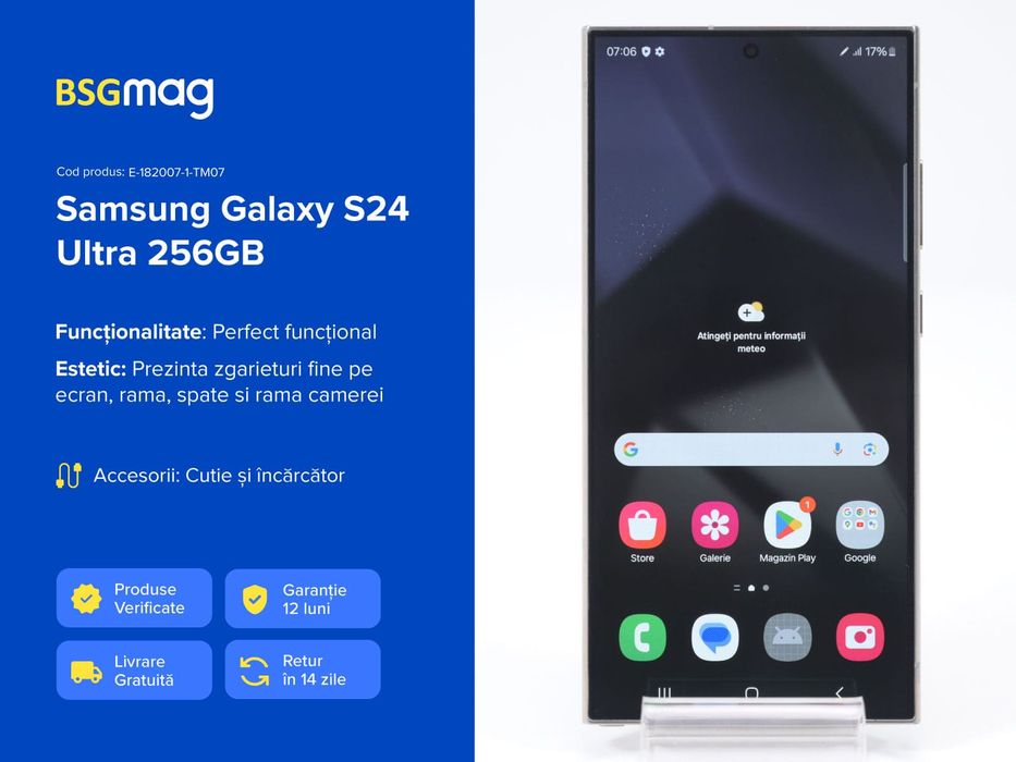 Telefon Samsung Galaxy S24 Ultra 256GB - BSGmag