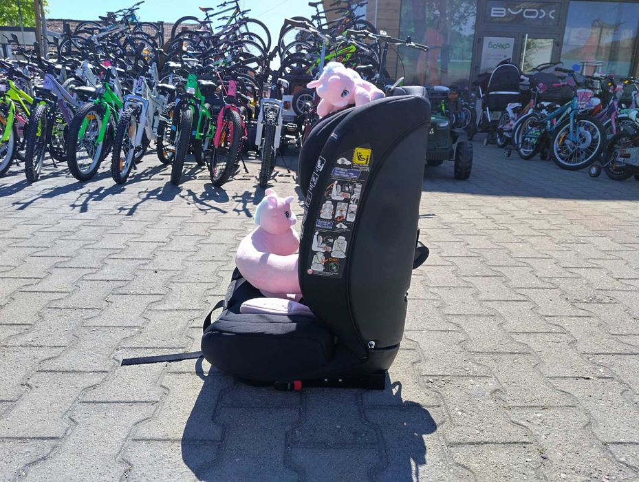 MONI Стол за кола I-SIZE I-SAFE ISOFIX (76-150 см) розов