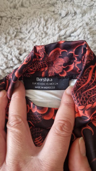 Body elastic in stil japonez, Bershka, marimea XS