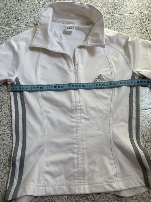 Бяла тениска adidas