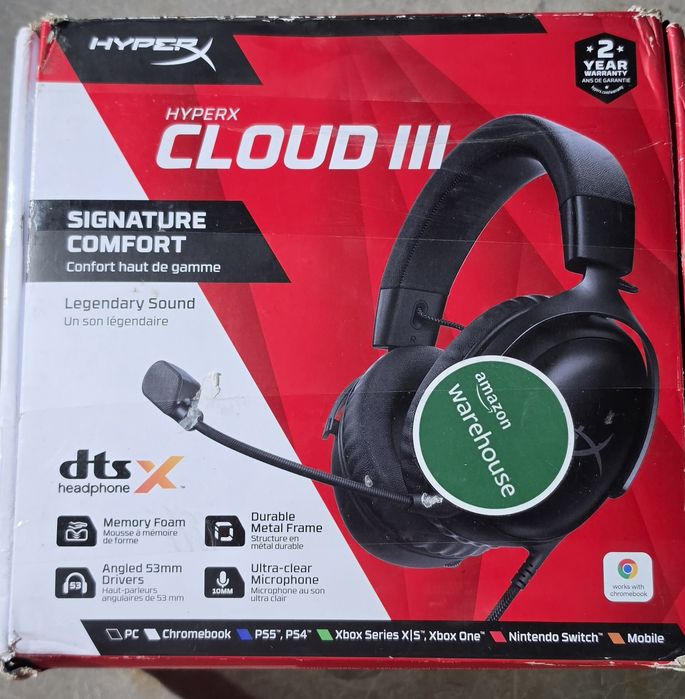 Геймърски слушалки Hyper Cloud 3