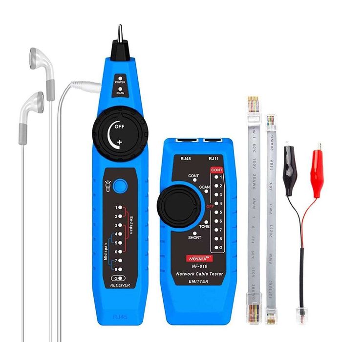 Многофункциональный сетевой тестер Noyafa NF-810, CCTV Tester
