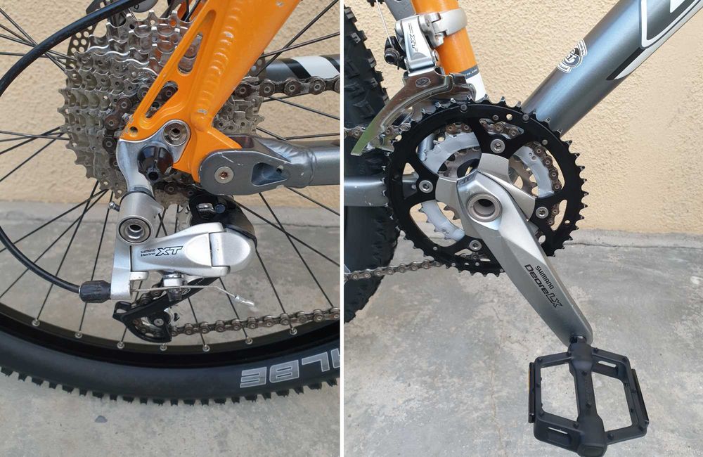 Bicicleta Ghost S100, full suspension pe aer