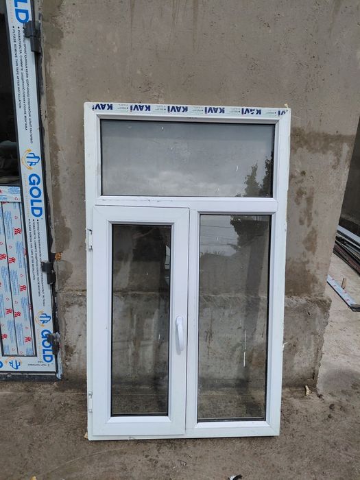 Бу терезе есік терезе размері 148×88 екі шт  147×197биршт есік 205×136