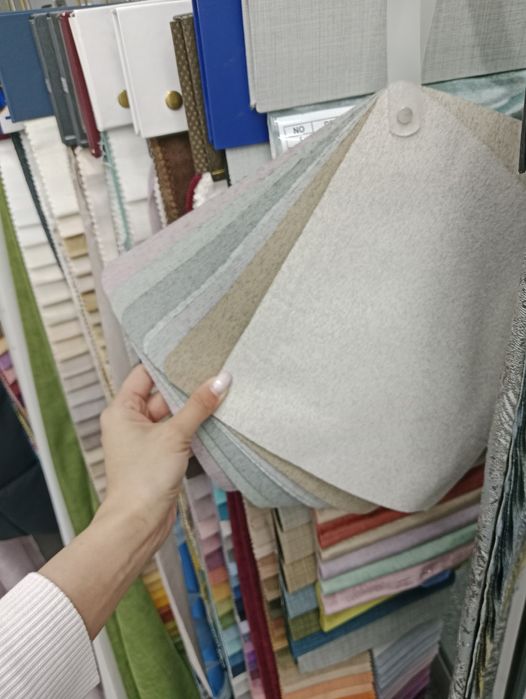 Пошив штор дизайн распродажа ткани