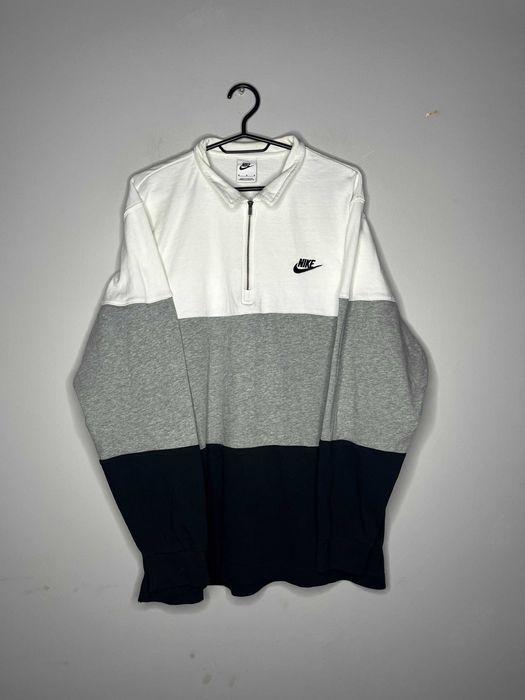 Nike Club 1/4 Zip Polo Sweatshirt Мъжка Блуза