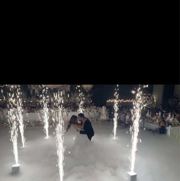 Тяжелый дым,холодные фонтаны,спаркуляры