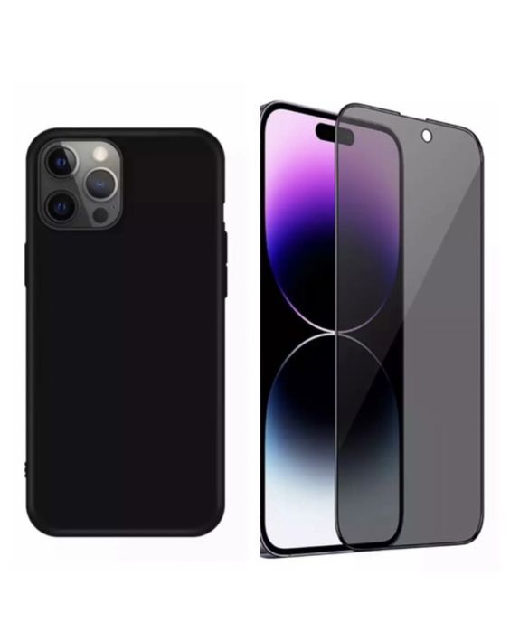 Iphone 14/15/16E/PRO/MAX/PLUS Husa TPU Case 0.2MM + Folie Sticla Safe
