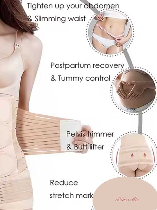 После родовой бандаж тройка.Tug'ruqdan keyingi bandaj 3 tasi 1 da