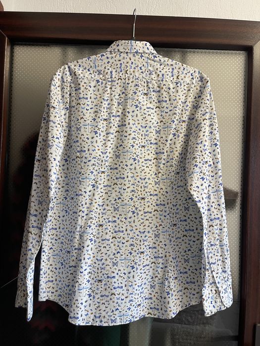 Camasa Bigotti barbati - marimea L - imprimeu cu fluturi