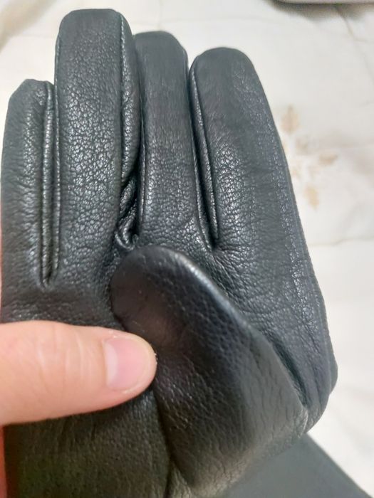 Новые кожаные зимние перчатки
