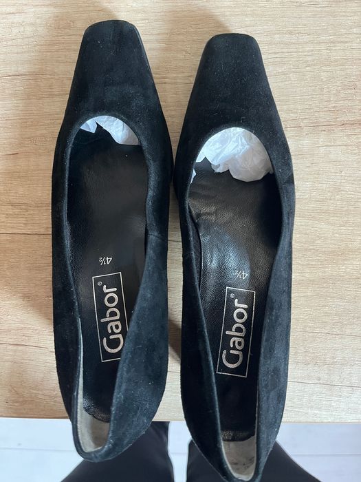 Gabor дамски 4.5,;37.5 ,велурени , нисък ток, елегантни