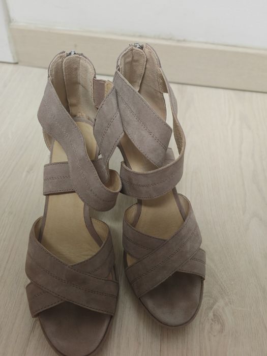 Sandale toc înalt 5th Avenue marimea 39