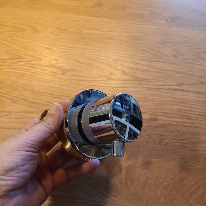 Термостатичен смесител за душ, 3-пътен, месинг, 30–50°C