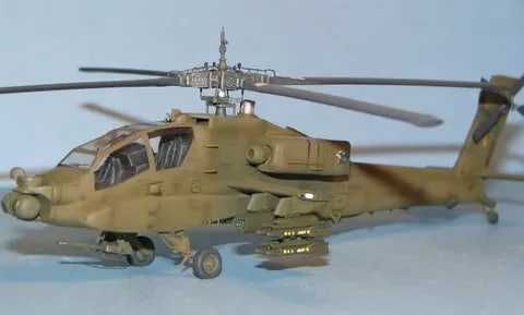 Сборная модель вертолета AH-64 «Апач» (Italeri, 1:72)