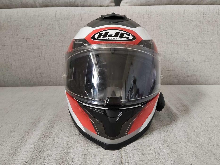 Casca motor HJC C70 + Cardo Bluetooth Headset