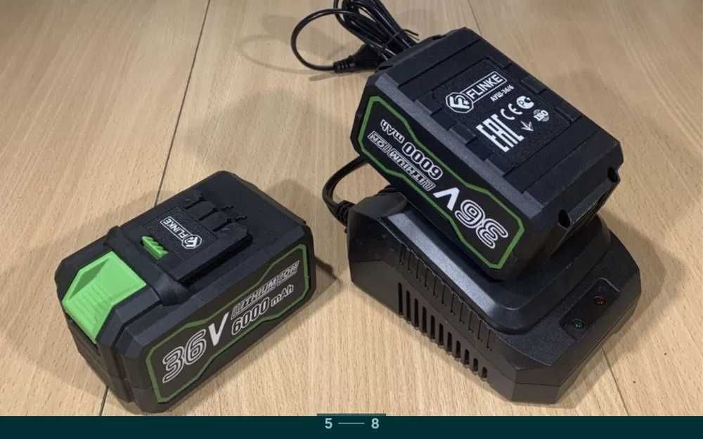 Flex polizor cu 2 acumulatori Flinke LSHU-36V Nou