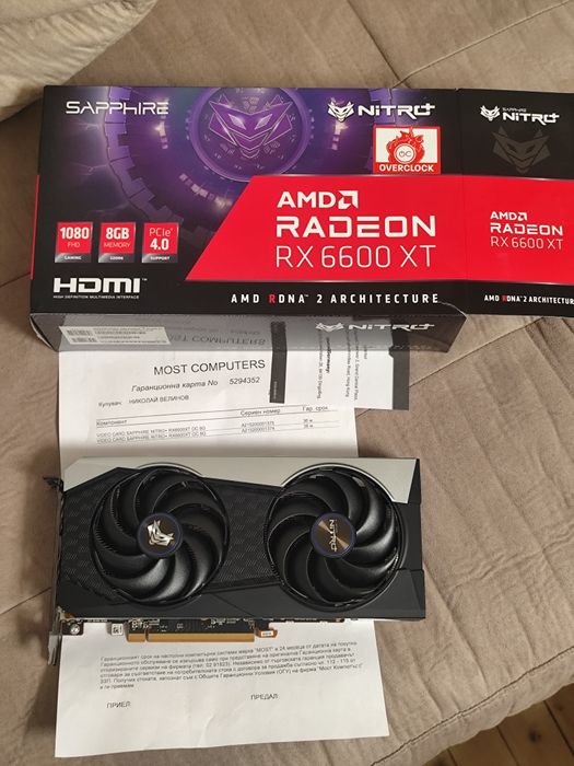 Amd Radeon rh 6600xt