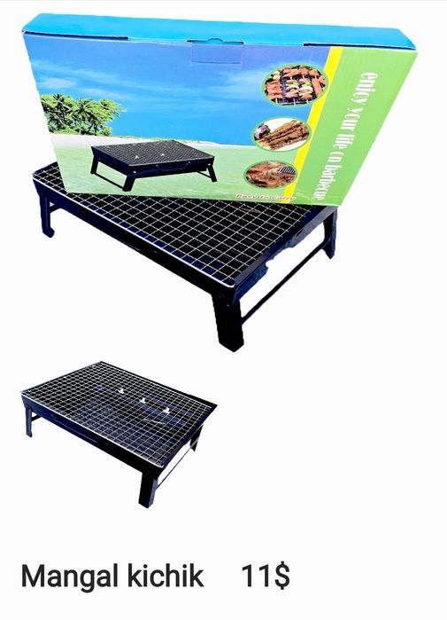 Shashlik uchun qöra va mangal