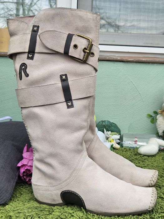 Replay ботуши естествена велур N36