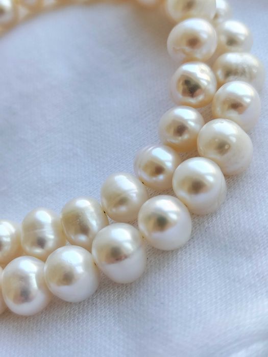 925- Colier Argint Cu Perla Naturala, Smarald , Camee