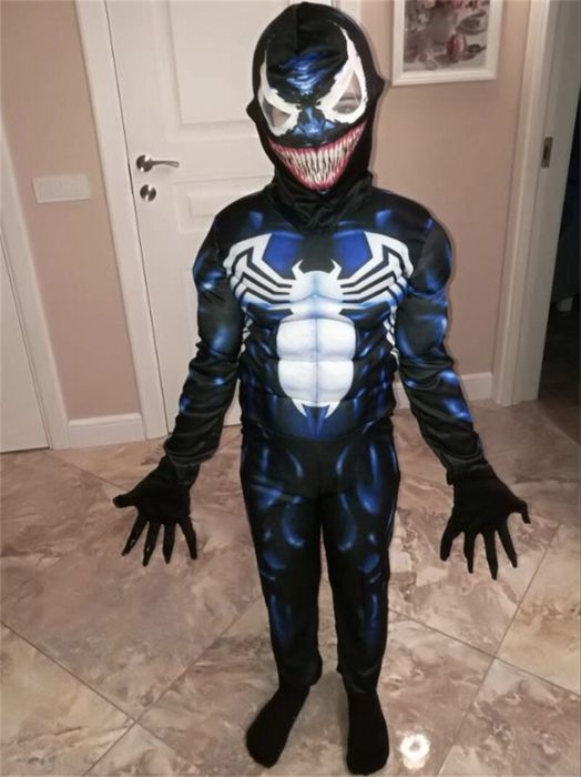 Детски костюми Спайдърмен, Венъм и други висок клас с мускули