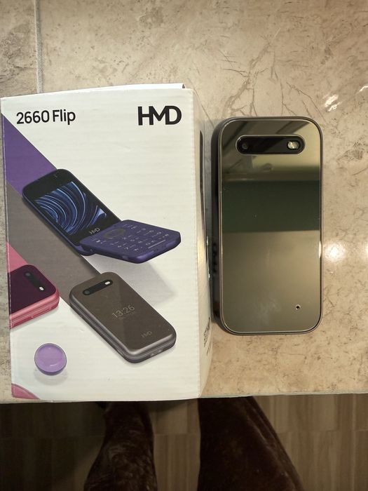 Мобилен телефон GSM HMD 2660 FLIP BLACK 2.80